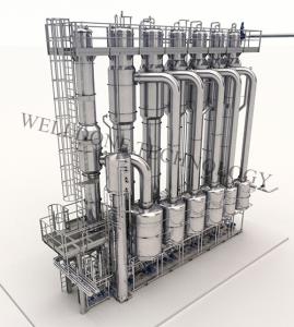 Wholesale Concentrated Juice Three Effect 0.25Mpa Falling Film Evaporator from china suppliers
