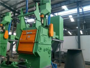 Wholesale 2TPH - 4TPH Rubber Belt Shot Blasting Machine Small Fittings Cleaning from china suppliers