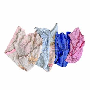 Wholesale Industrial use strong oil water absorption color cotton rags Cut reused hotel terry cotton rags bulk shop towels rags from china suppliers
