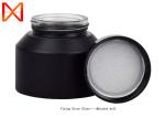 Customized Small Glass Cosmetic Jars Cylinder Round Shape Light Weight
