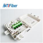 8 Ports Outdoor Distribution Box , Plc Splitter Box Wall / Pole Mounted