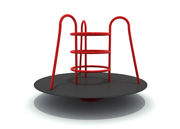 Sturdy Outdoor Rotating Playground Equipment High Temperature Baking Finished