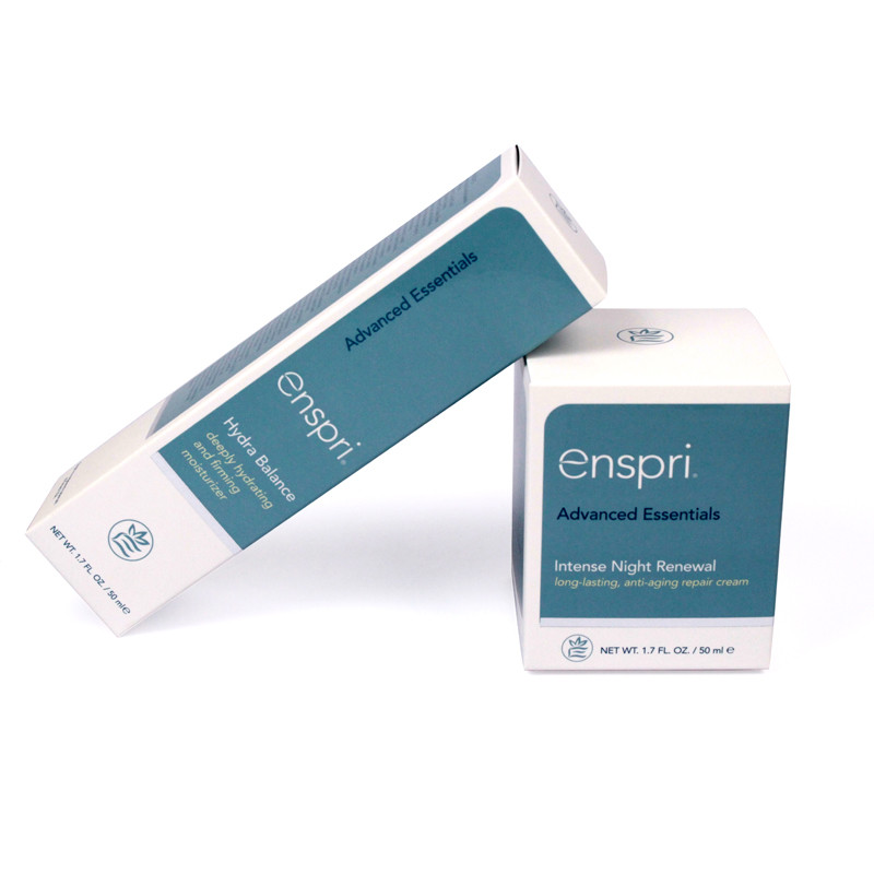 Biodegradable Skin Care Packaging Boxes With Shiny And Embossed Logo
