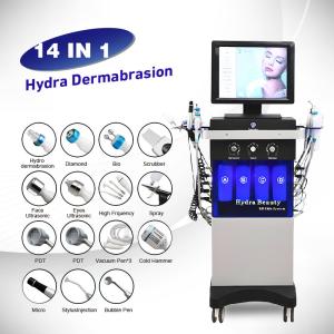 Wholesale STANDING TUV CE Oxygen Jet Spray Gun Aqua Peel Blackhead Remover Hydro Hydra Dermabrasion Facial Care Machine from china suppliers