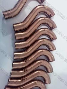 Wholesale Metal Rose / Gold Pipes Vacuum PVD Coating Services For Bathroom Fittings from china suppliers