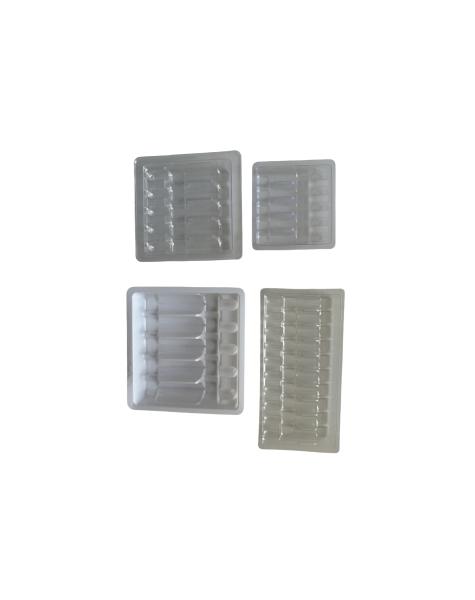 Blister Tray Packaging For Water Injection 1ml 2ml 5ml 10ml PET Ampoule Tray