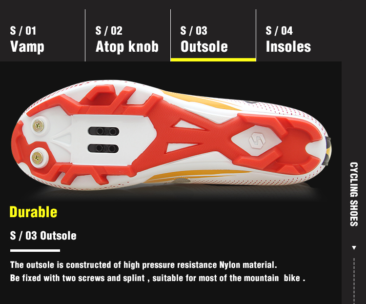 Breathable Mens MTB Cycling Shoes , Mountain Bike Footwear OEM Customized