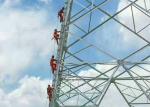 Transmission Power Line Tower , Angle Steel Member Lattice Steel Towers