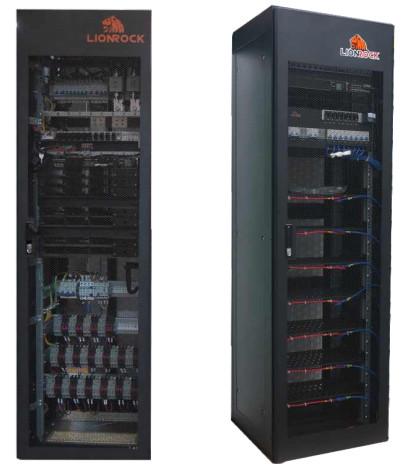 Anti Theft Outdoor Telecom Cabinet , 19 Inch Network Rack Three Phase 60Hz