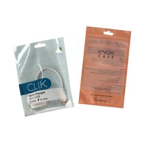Wholesale Glossy Clear Plastic Ziplock Pouch Bag For Mobile Phone Case And USB Cables Packaging from china suppliers