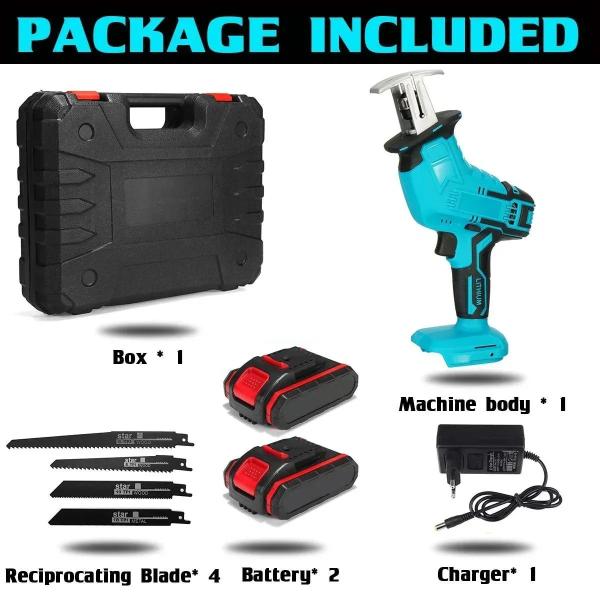 Household Electric Sabre Saw Portable Mini Wood Metal Cutting Tool Handheld Reciprocating Saw for Fruit Tree Branches