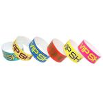 Paper Customizable Tyvek Wristbands , Disposable Printable Paper Wristbands
