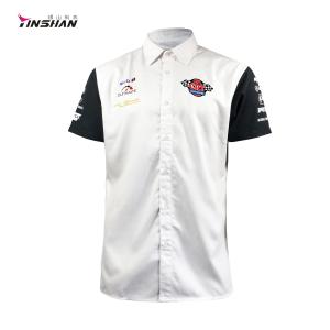 Wholesale Custom Printed Blank Plain Polo Shirts for Men For Racing Team Cotton/Spandex Mesh from china suppliers