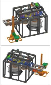 China Full Automatic Powder Spray Machine , Automatic Spray Coating Line   2.2kw on sale