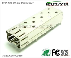 Wholesale SFP 1x1 CAGE Connector SFP Jack With LEDs from china suppliers