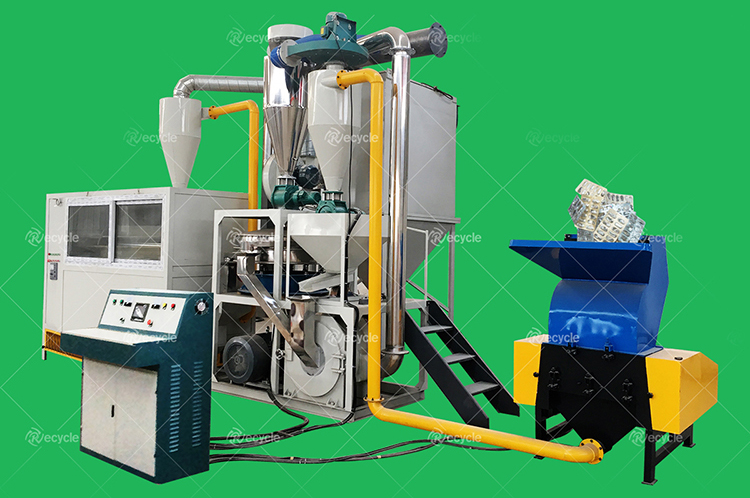 Waste Aluminum Plastic Separation Machine / Scrap Acp Recycling Production Line