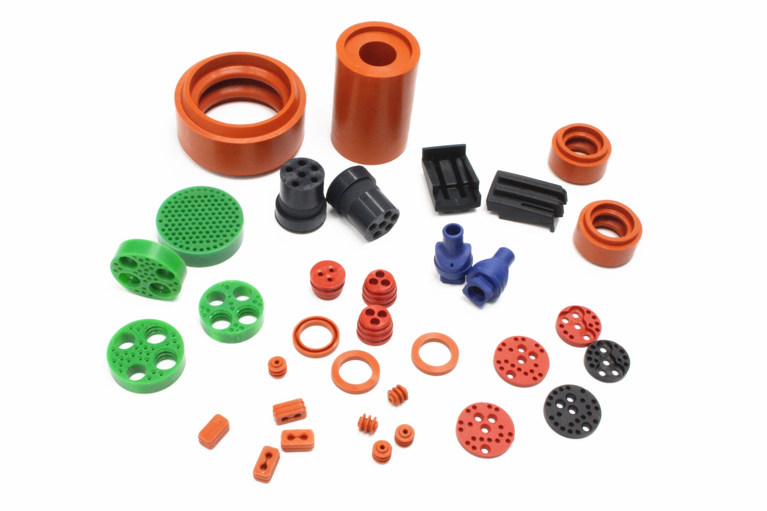 30 - 90 Shore A Hardness Rubber Ring Medical Molded Silicone Rubber Parts