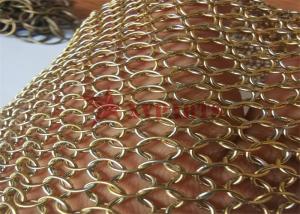 Wholesale 0.53mm X 3.81mm Room Divider Chainmail Curtain For Body Security from china suppliers