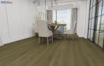 Fireproof SPC 5mm Oak Wood Grain Noise Prevention GKBM LS-W001 Greenpy