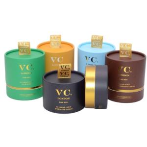 Wholesale CMKY Cosmetic Paper Tube with Ribbon for Cream Perfume Packaging from china suppliers