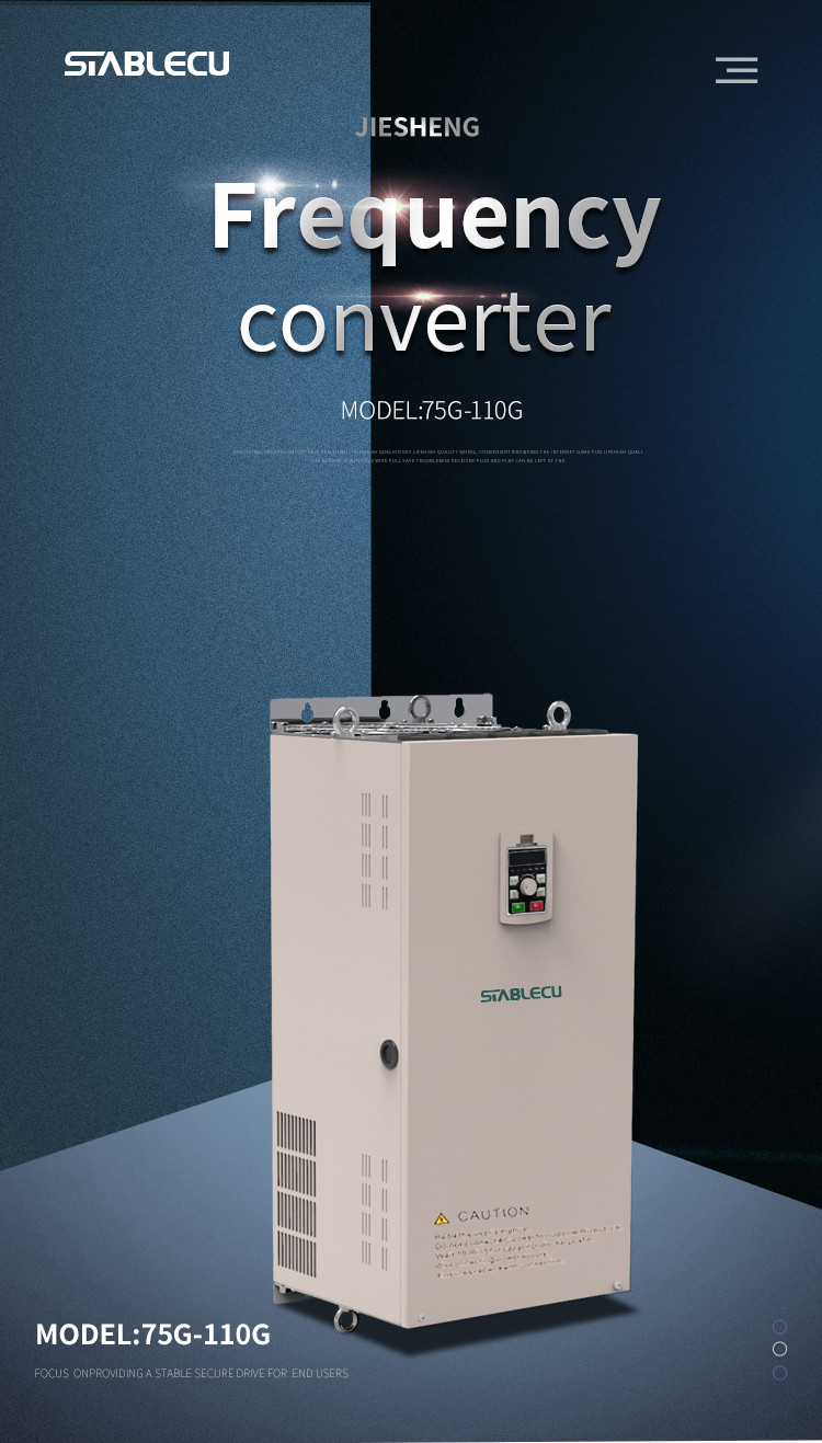 75KW Variable Speed VSD Frequency Inverter For Fan Speed Controller