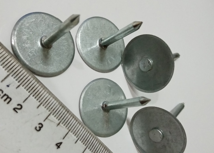 12ga ,10ga Insulation Mini Cupped Head Weld Pins For Hvac System