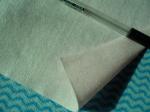 Soft Green Non Woven Cloths / Non Woven Polyester Fabric Isotropic Strength