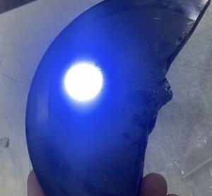 Wholesale Customized Lab Grown Unnatural Blue SIC Single Crystal Raw Material For Jewelry from china suppliers