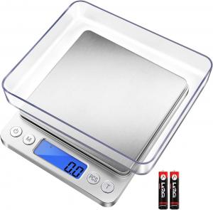 Wholesale Digital Kitchen Scale 3000g/ 0.1g, Pocket Food Scale 6 Measure Modes, LCD, Tare, Digital Scale Grams And Ounces from china suppliers