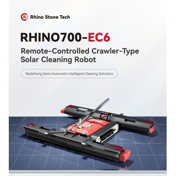 Semi-Automatic Multifit Affordable Mains Supply Rolling Brush Solar Panel Cleaning Robot with Lithium Battery