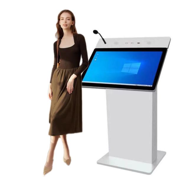 27 Inch Digital Podium Lectern , Smart Multi Media Lectern Teaching Educational