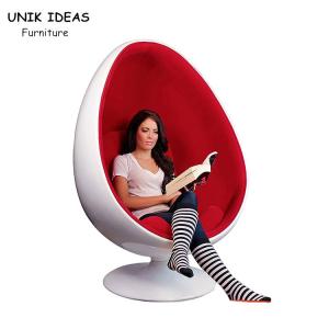 Wholesale Lounge Pod Fiberglass Egg Chair Swing Indoor With Speaker Living Room 135cm from china suppliers