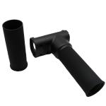 Silicone Black Heated Handle Grips for Massage Gun