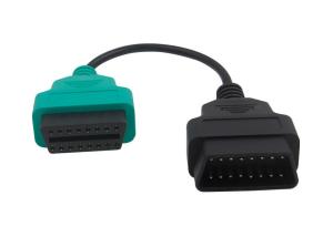 Wholesale OBD2 OBDII 16 Pin J1962 Green Male to Female Extension Round Cable from china suppliers