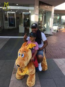 Wholesale Hansel 2018 chirstmas kid fun stuffed animal mall ride electric scooter for sales from china suppliers