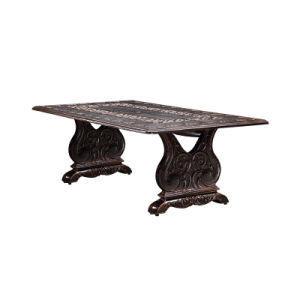 Wholesale Waterproof Cast Aluminum Patio Table Foldable Aluminium Outdoor Dining Table from china suppliers