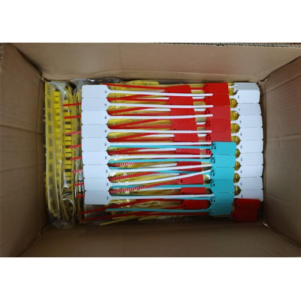 398N Tensile Strength Heavy Duty Plastic Seals For Tamper Evident Protection