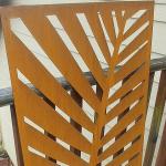 Exterior Decor Custom Made Corten Steel Garden Screens 2.5mm Thick