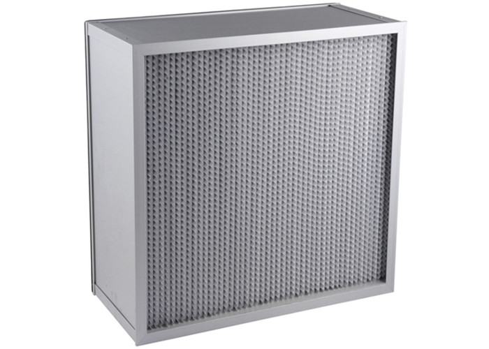 Medium Efficiency 0.5um Deep Pleat Air Filter 610*610*292 Flange Type