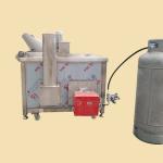 Stainless Steel 304 Made Electric Double Tank French Fries Machine for Nuts and