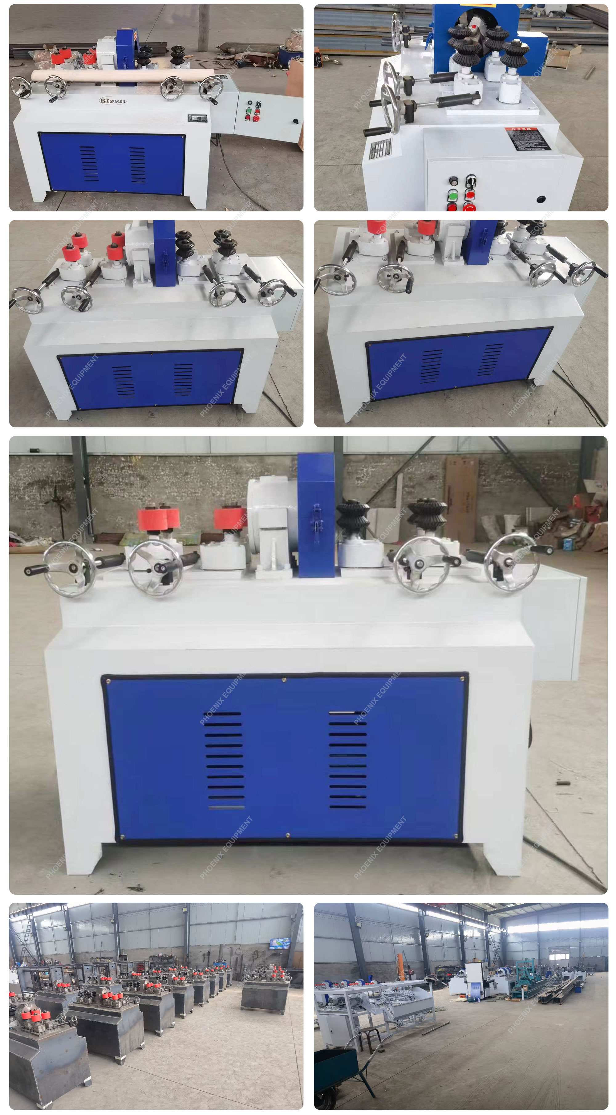 1.1KW Feeding Motor MC90100B Stair Handrail Round Bar Processing Machine for Production