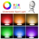 Stainless Steel 316 LED Underwater Spot Light Tripod RGB Spot Light CE RoHS