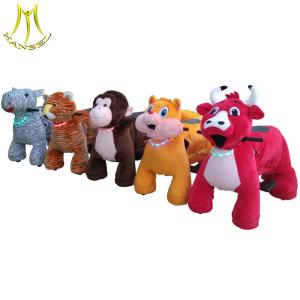 Wholesale Hansel popular game machine children plush battery operated zoo animal ride from china suppliers