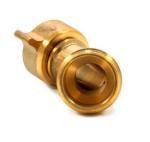 3/4'' Lead Free Brass Hose Elbow , 45 Degree Garden Hose Elbow With Gripper
