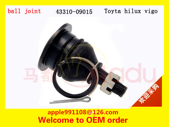 Black Front Suspension Ball Joint , Upper Suspension Ball Joint 43310-09015