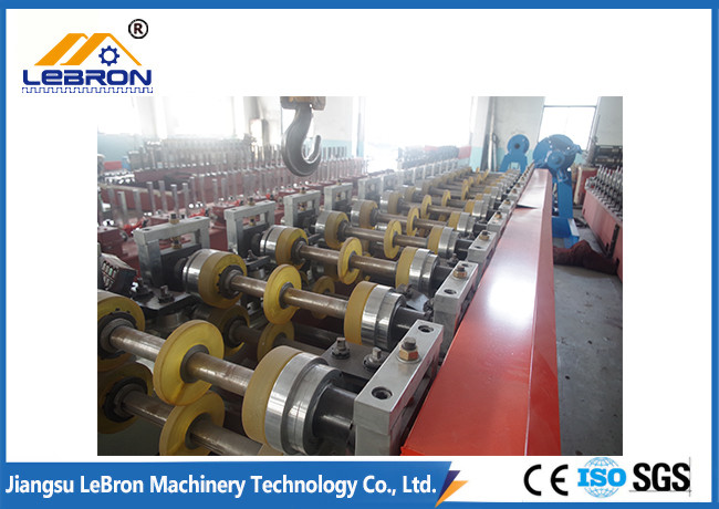 Hydraulic Cut Corrugated Roof Sheet Roll Forming Machine PLC Control PG And PI Material