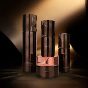 Wholesale Luxurious Brown Bottle Glass Skincare Packaging Collection 4 Bottles For Ultimate Indulgence from china suppliers