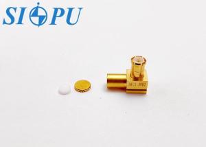 Wholesale MCX Male Bend RF Coaxial Connector For Semi Rigid / Semi Flexible Cable No. 2 from china suppliers