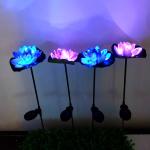 IP65 Outdoor Solar Garden Lights Water Resistant For Theme Park Landscape