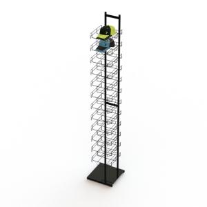 Wholesale 12 Tiers Floor Standing Hat Rack Metal Wire Baseball Cap Display Rack from china suppliers